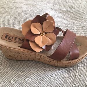 Very fun platform slide sandals